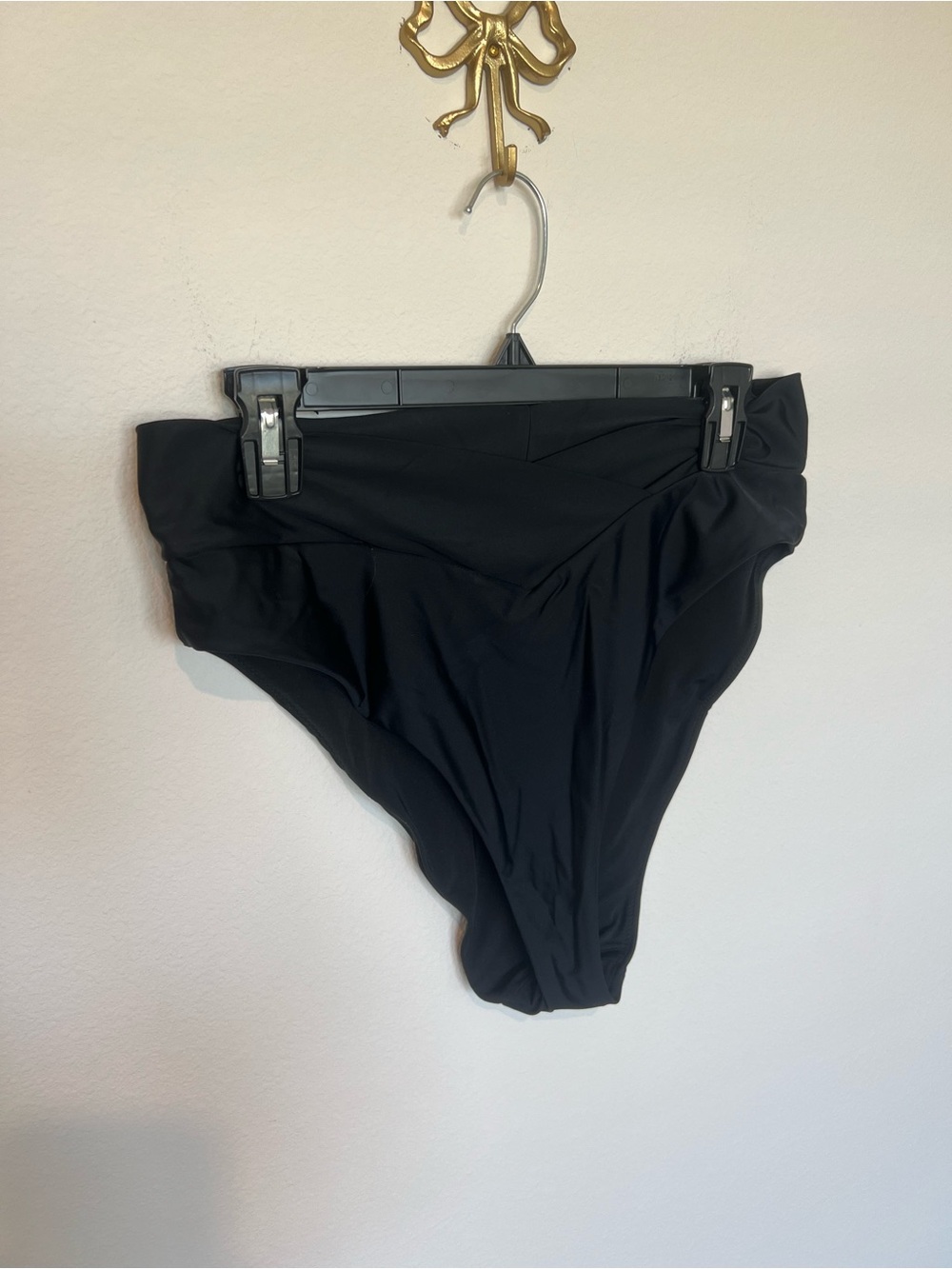 aerie Black High-Waist Bikini Bottom